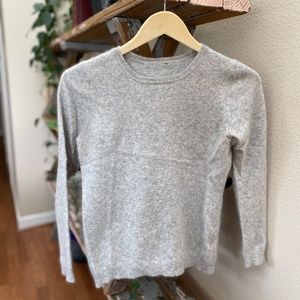 Ridiculously Soft Light Grey Cashmere Sweater